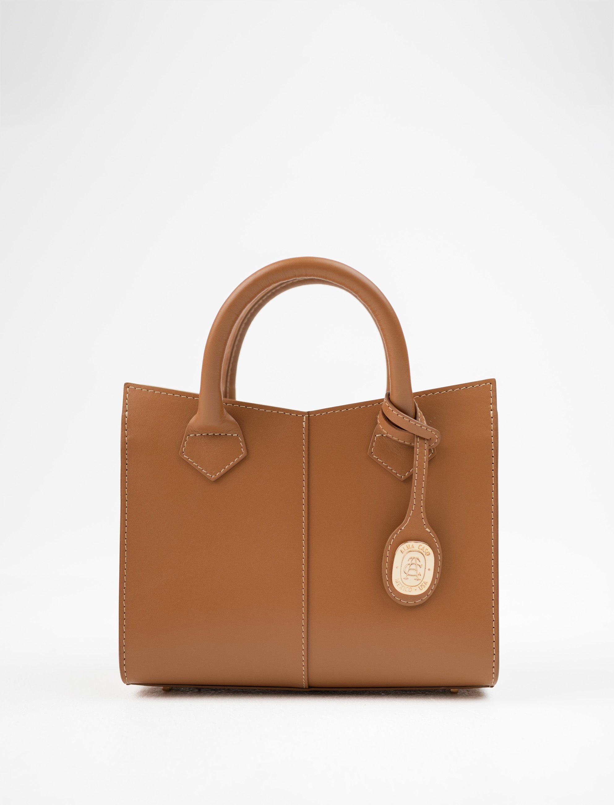 Isabel Handbag tan by Alma Caso