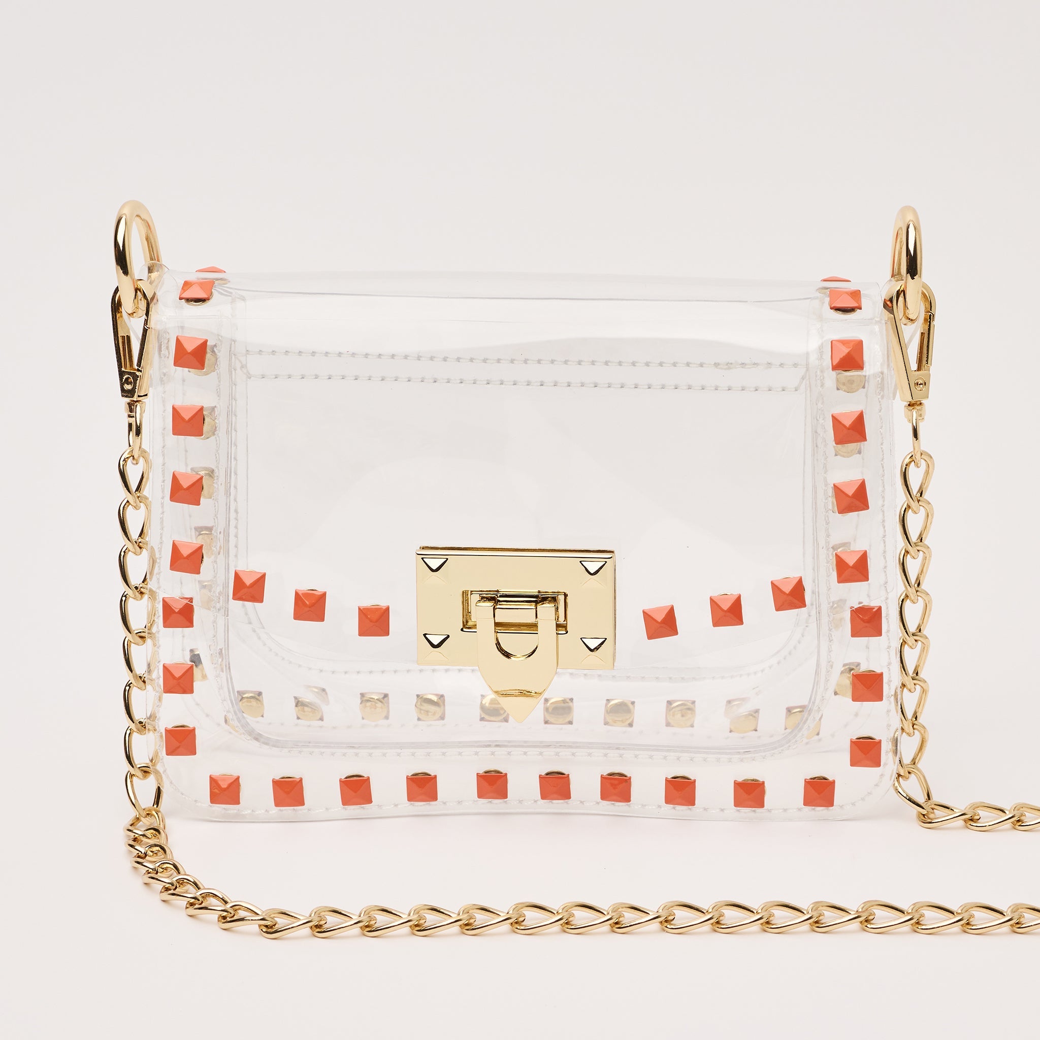 Jackie in Orange by Clearly Handbags