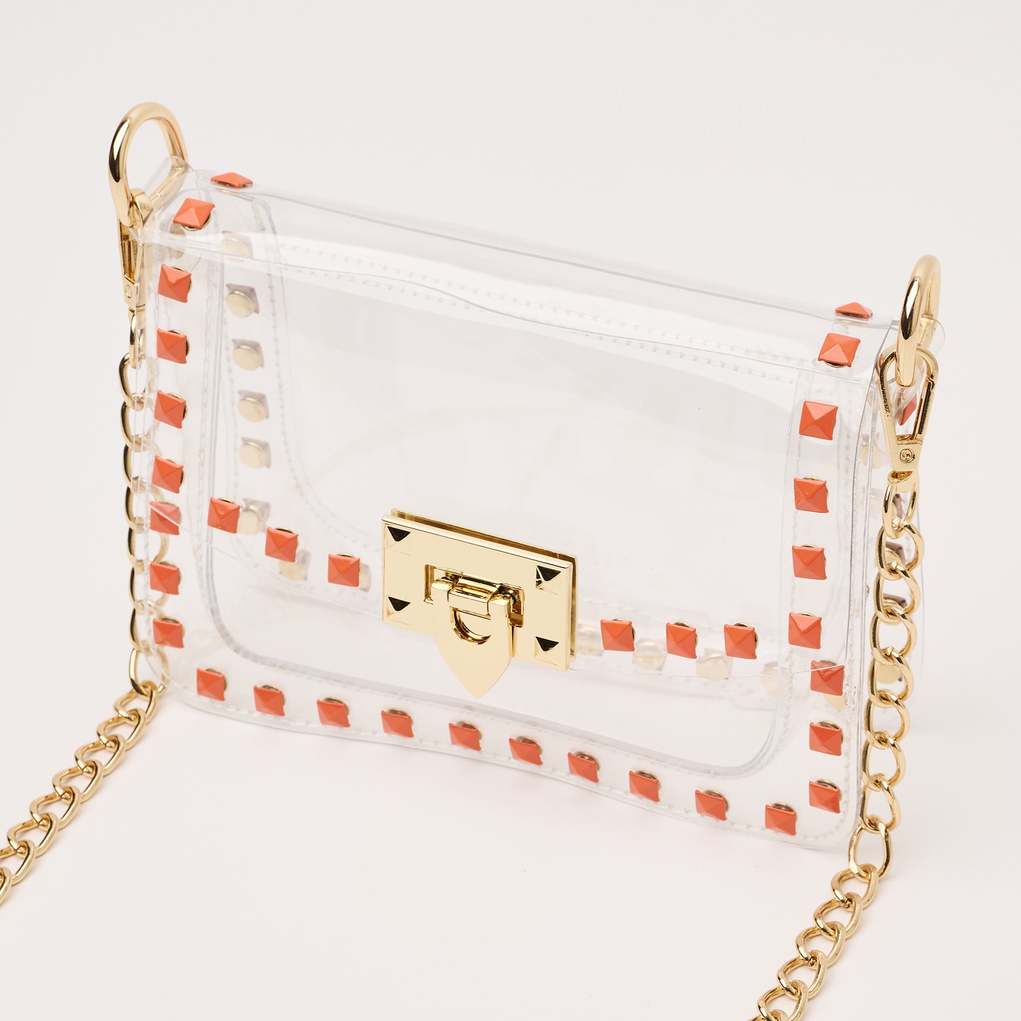 Jackie in Orange by Clearly Handbags