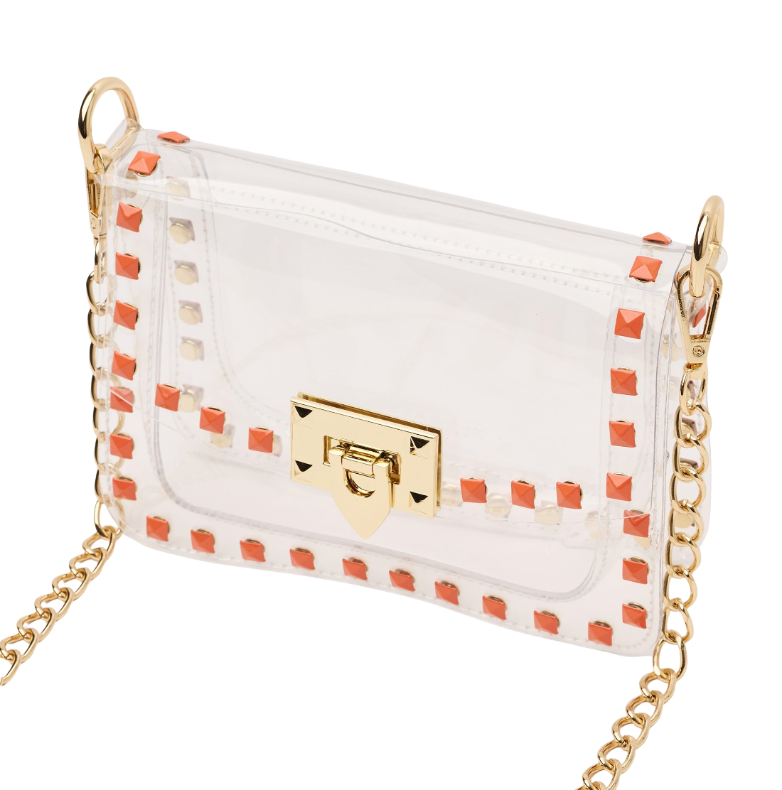 Jackie in Orange by Clearly Handbags