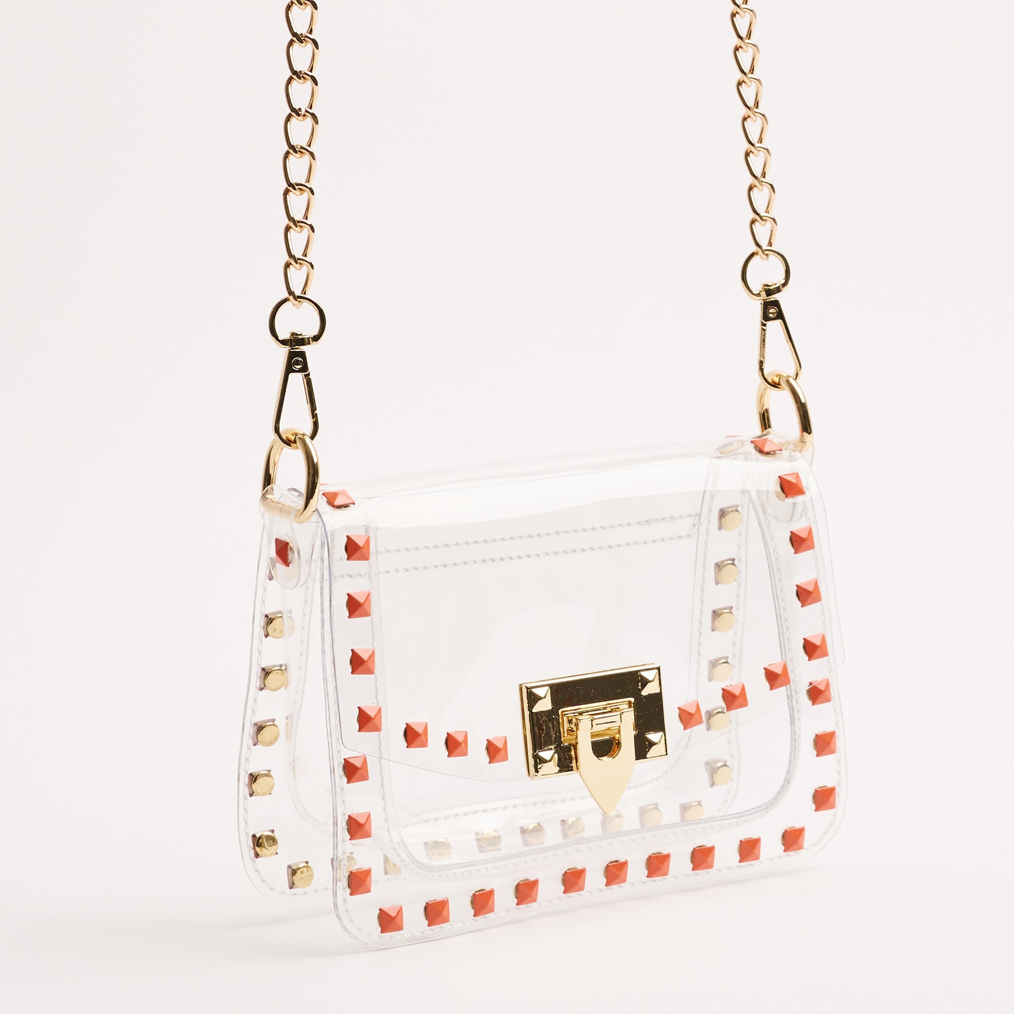 Jackie in Orange by Clearly Handbags