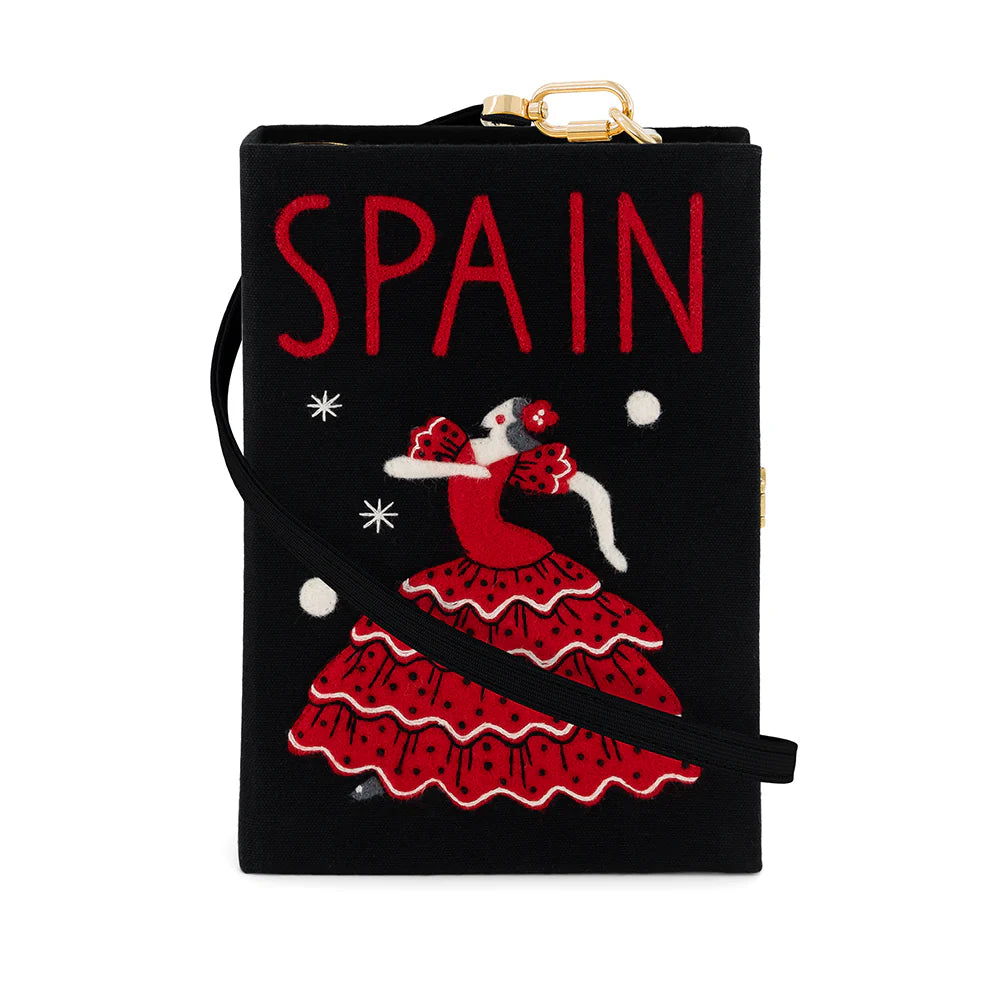 Spain Strapped Book Clutch by Olympia Le Tan