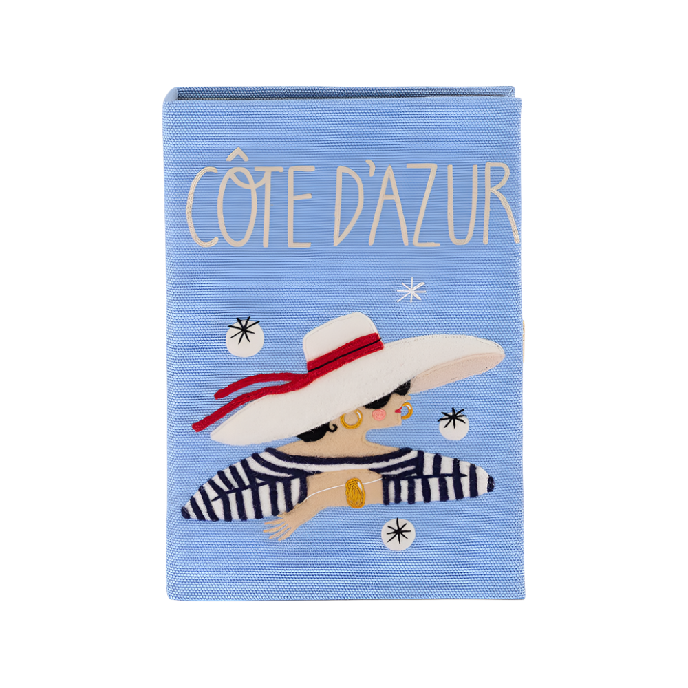 Cote D'Azur Book Clutch by Olympia Le-Tan