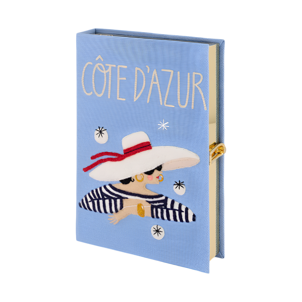 Cote D'Azur Book Clutch by Olympia Le-Tan