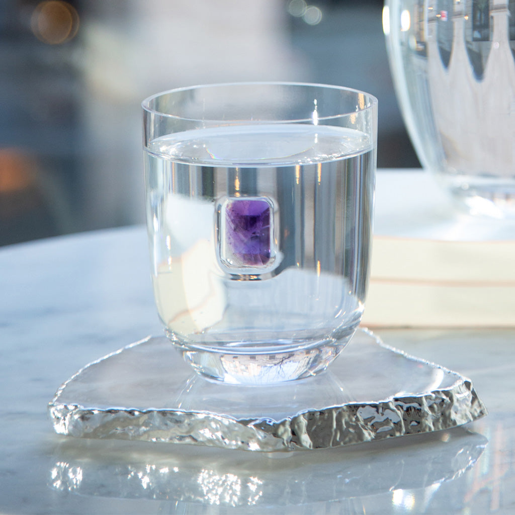 Kivita Coasters, Crystal & Silver by ANNA New York