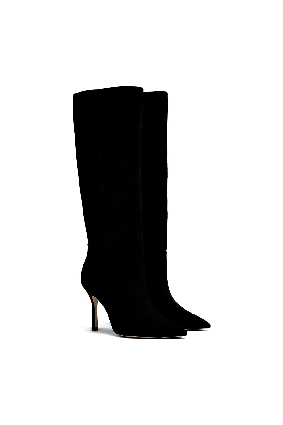 Kate Boot In Black Suede by Larroudé