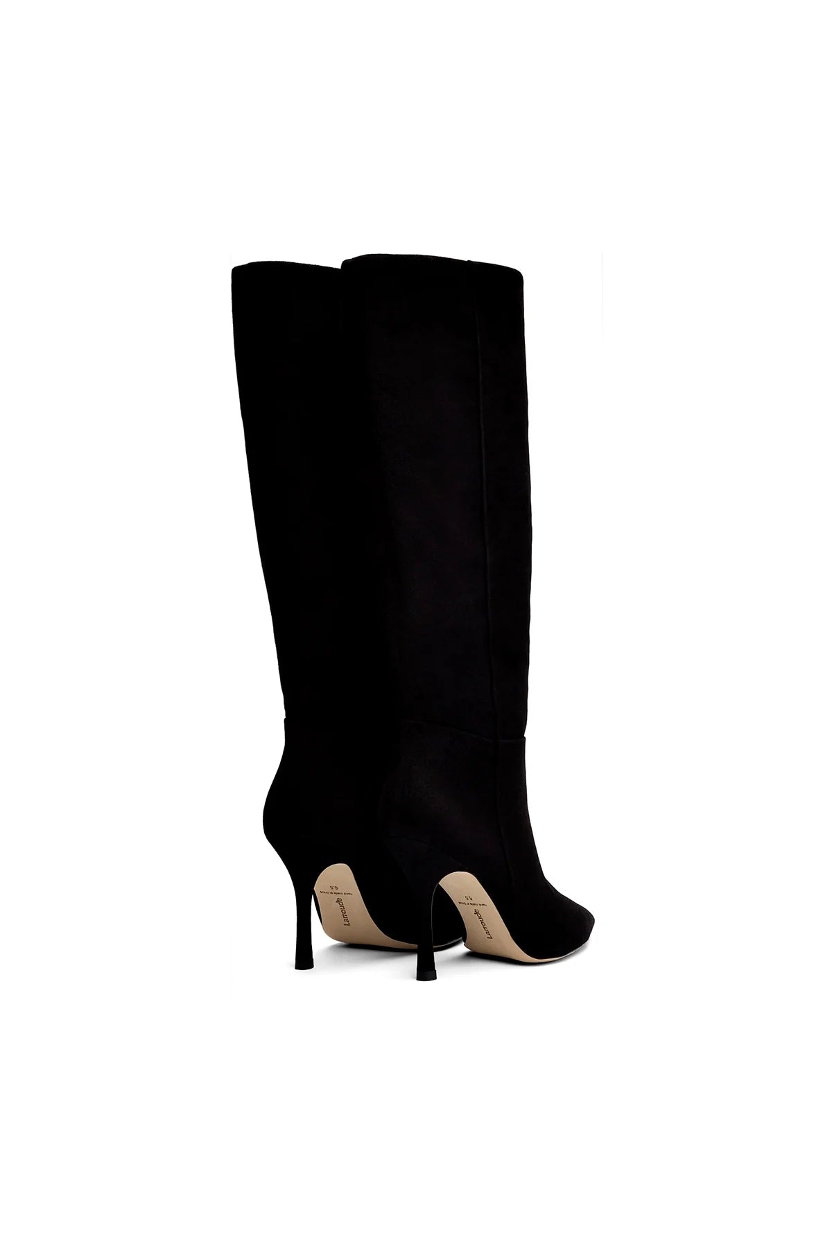 Kate Boot In Black Suede by Larroudé