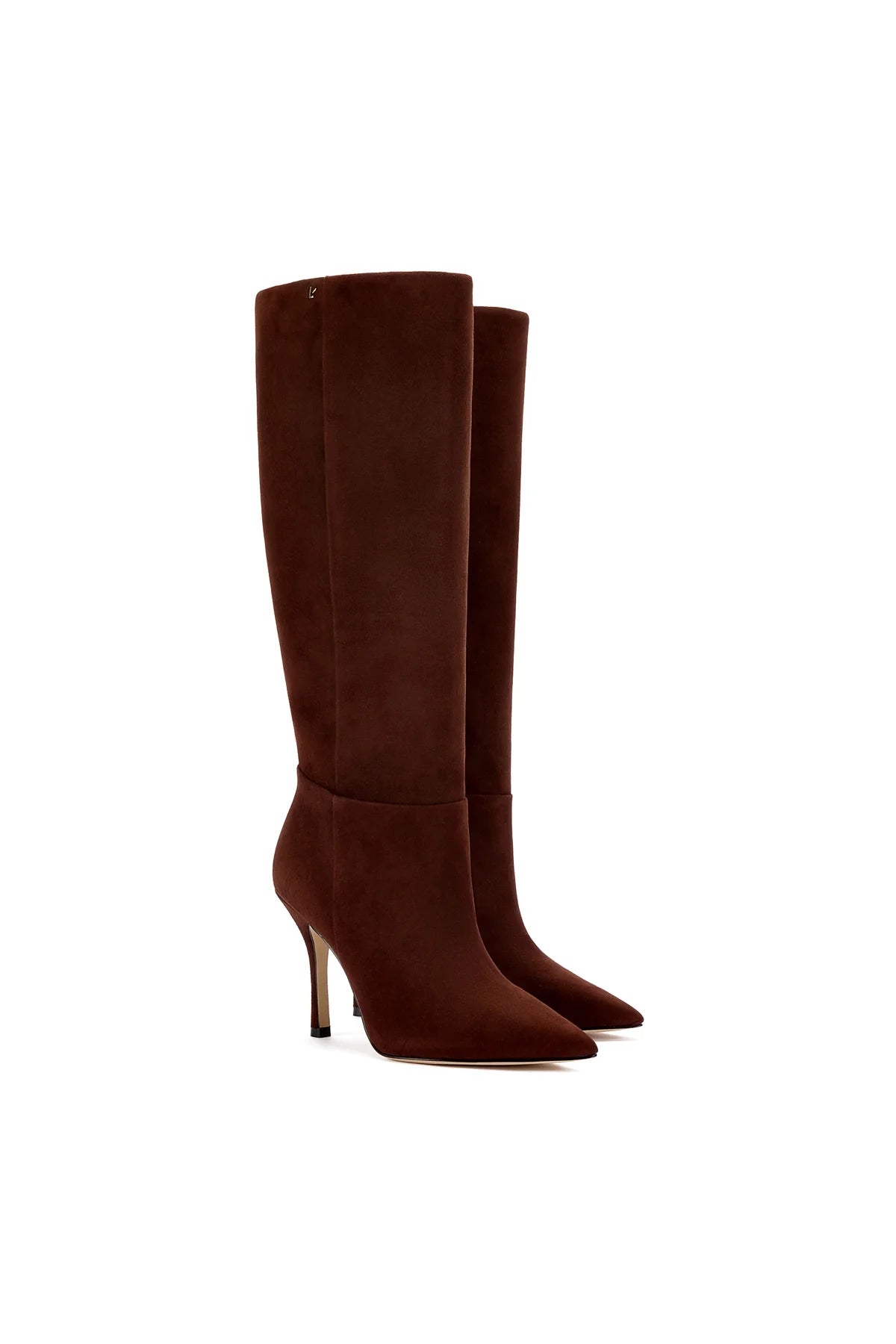 Kate Boot In Brown Suede by Larroudé