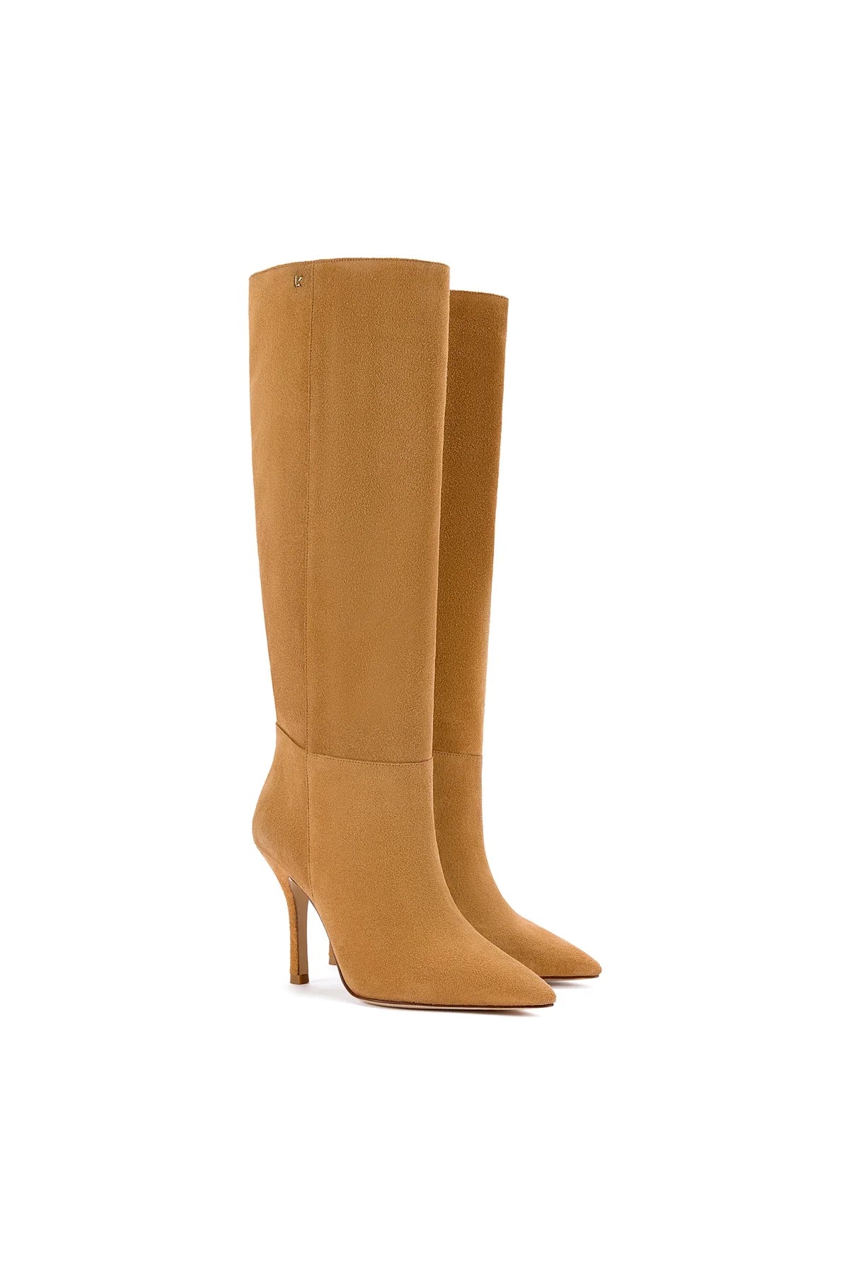 Kate Boot In Caramel Leather by Larroudé