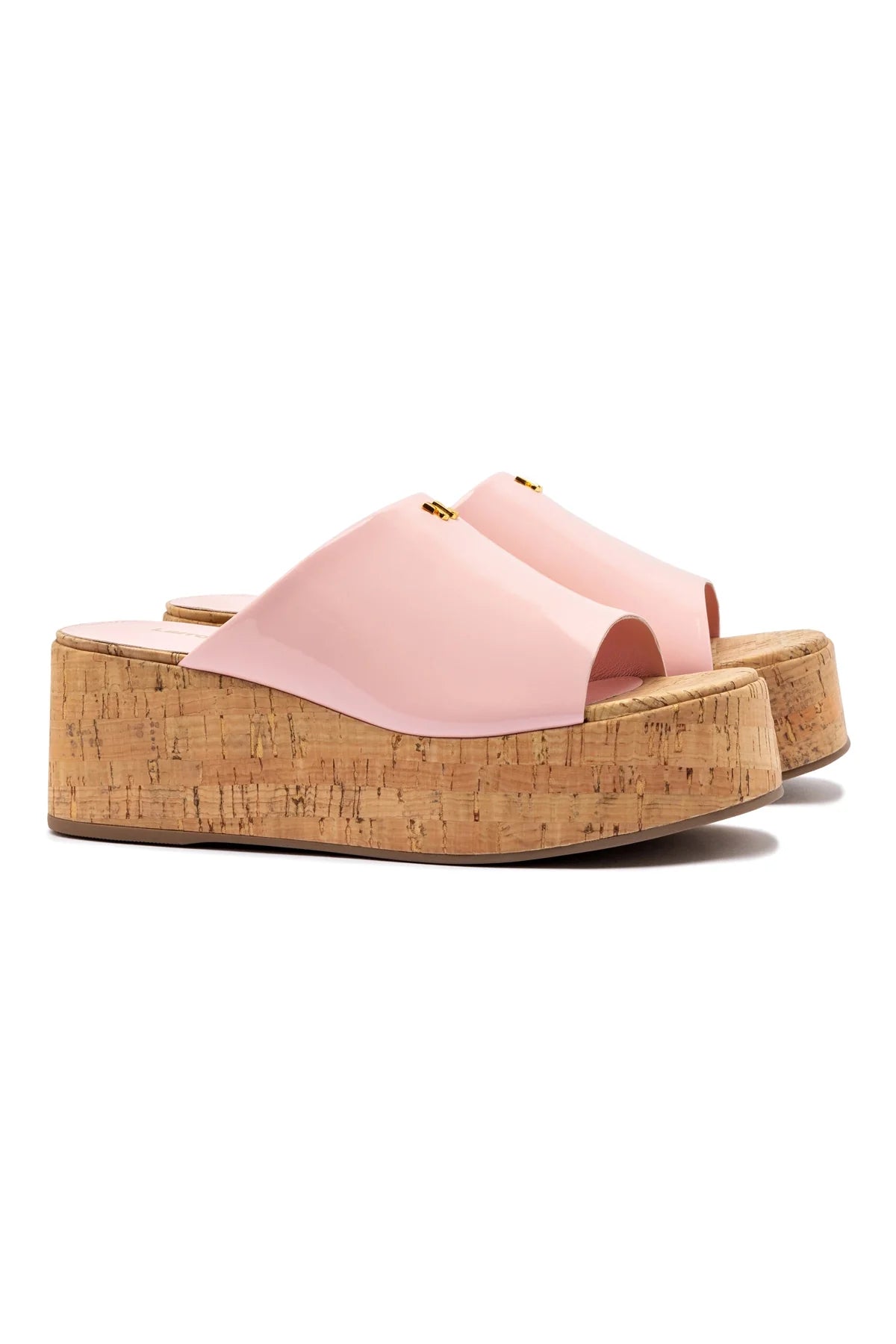 Charli Mule In Tulip Leather by Larroudé