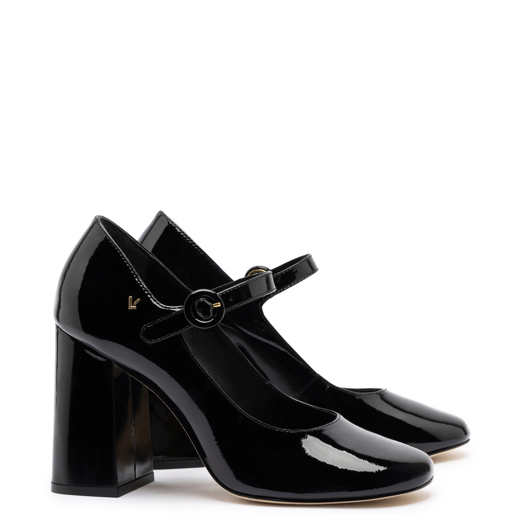 Blair Hi Pump In Black Patent Leather by Larroudé