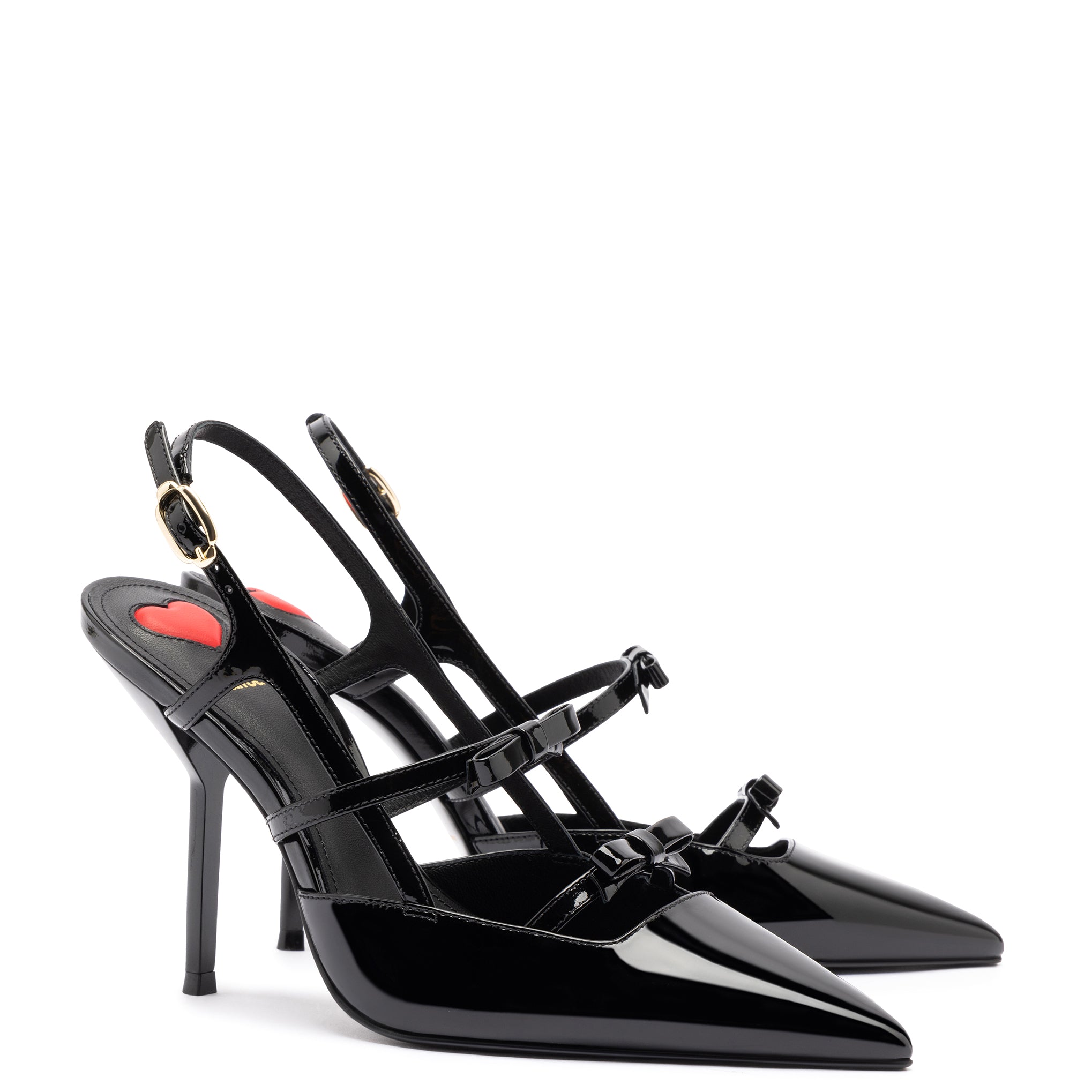 Brooks Pump In Black Patent Leather by Larroudé