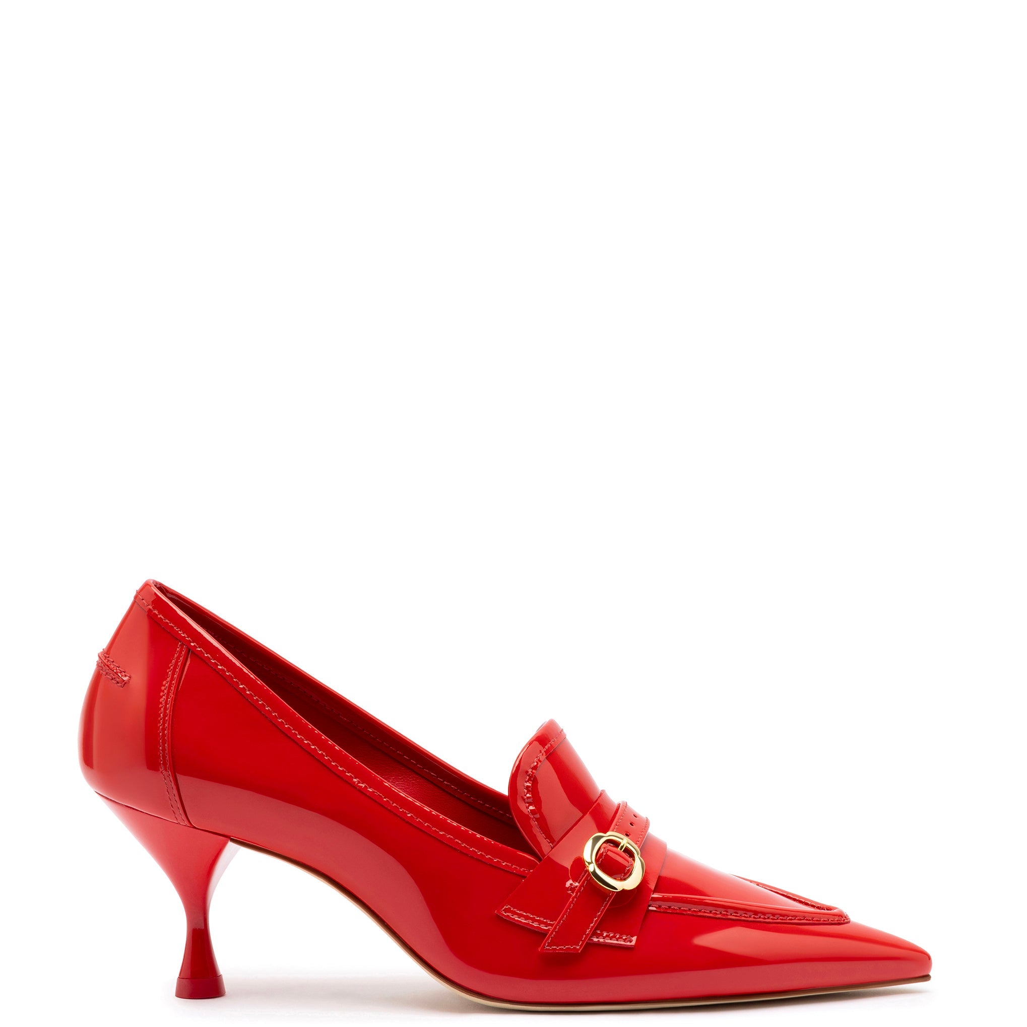 Susan Pump In Scarlet Patent Leather by Larroudé