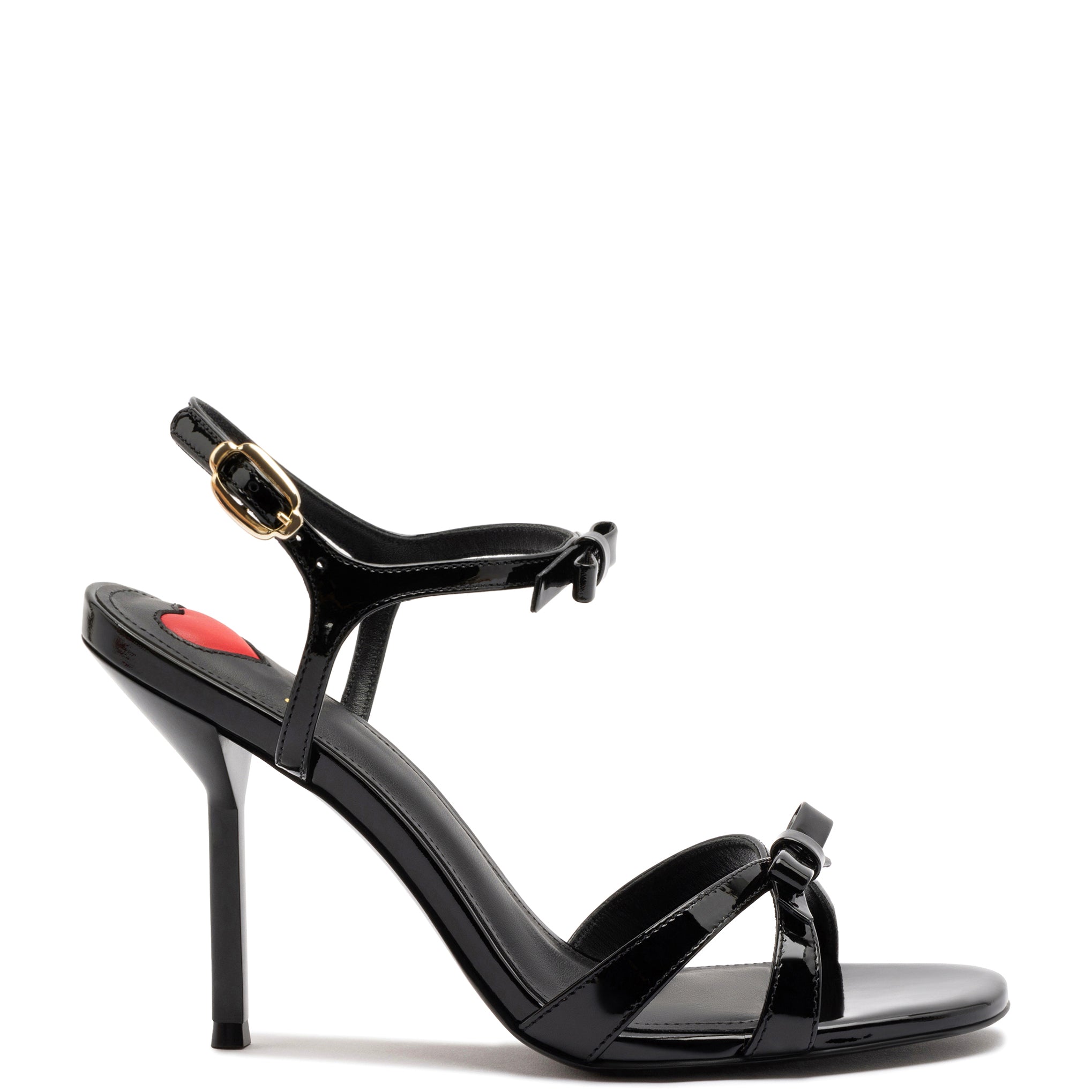 Brooks Sandal In Black Patent Leather by Larroudé