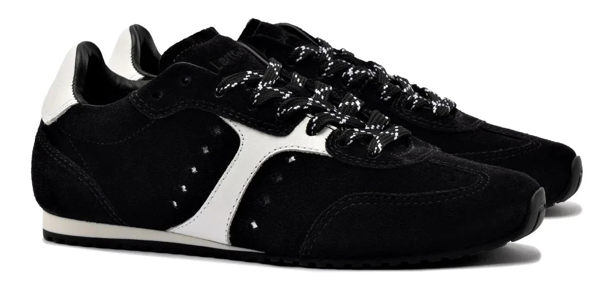 Stella Sneaker In Black Suede by Larroudé