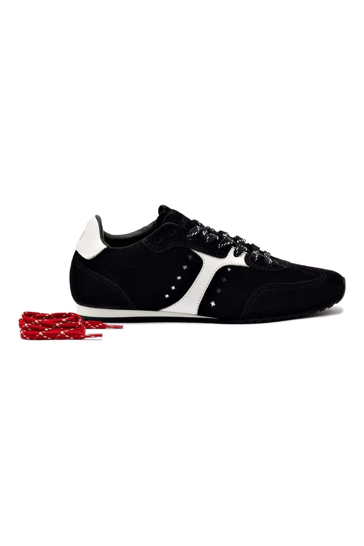 Stella Sneaker In Black Suede by Larroudé