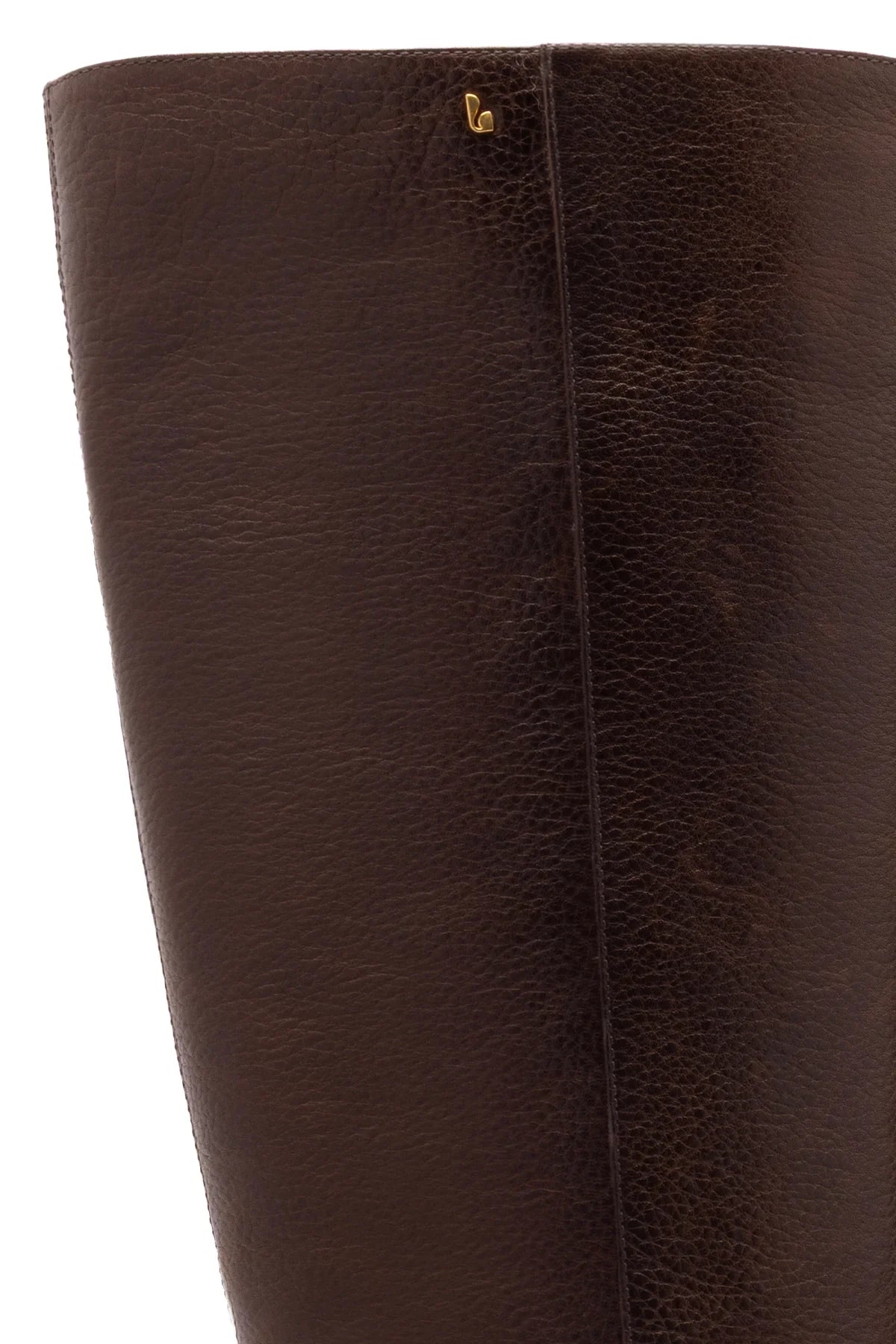 Anne Lugsole Boot In Brown Leather by Larroudé