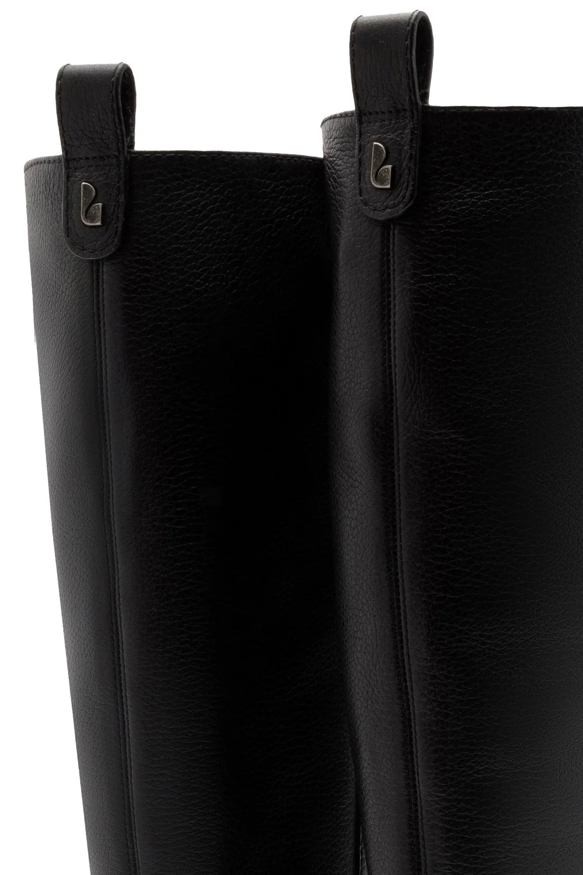 Florencia Boot In Black Leather by Larroudé