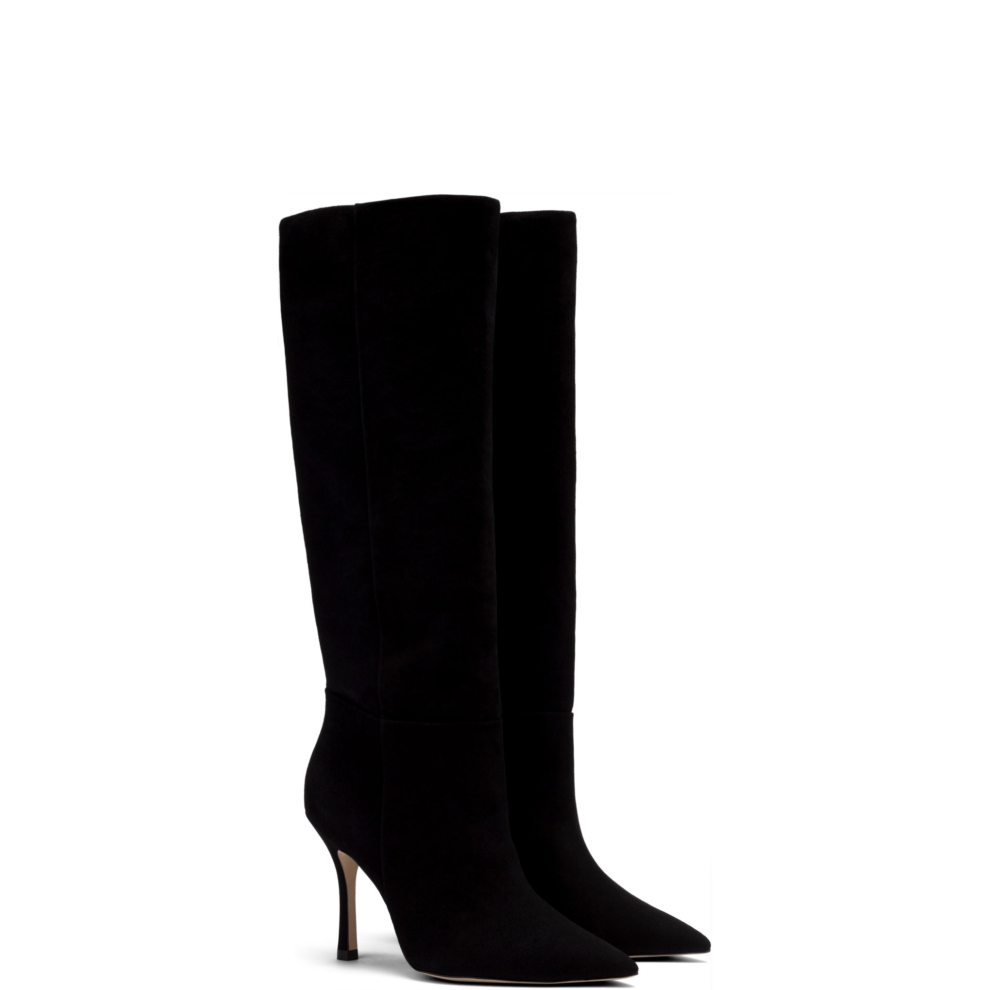 Kate Boot In Black Suede by Larroudé