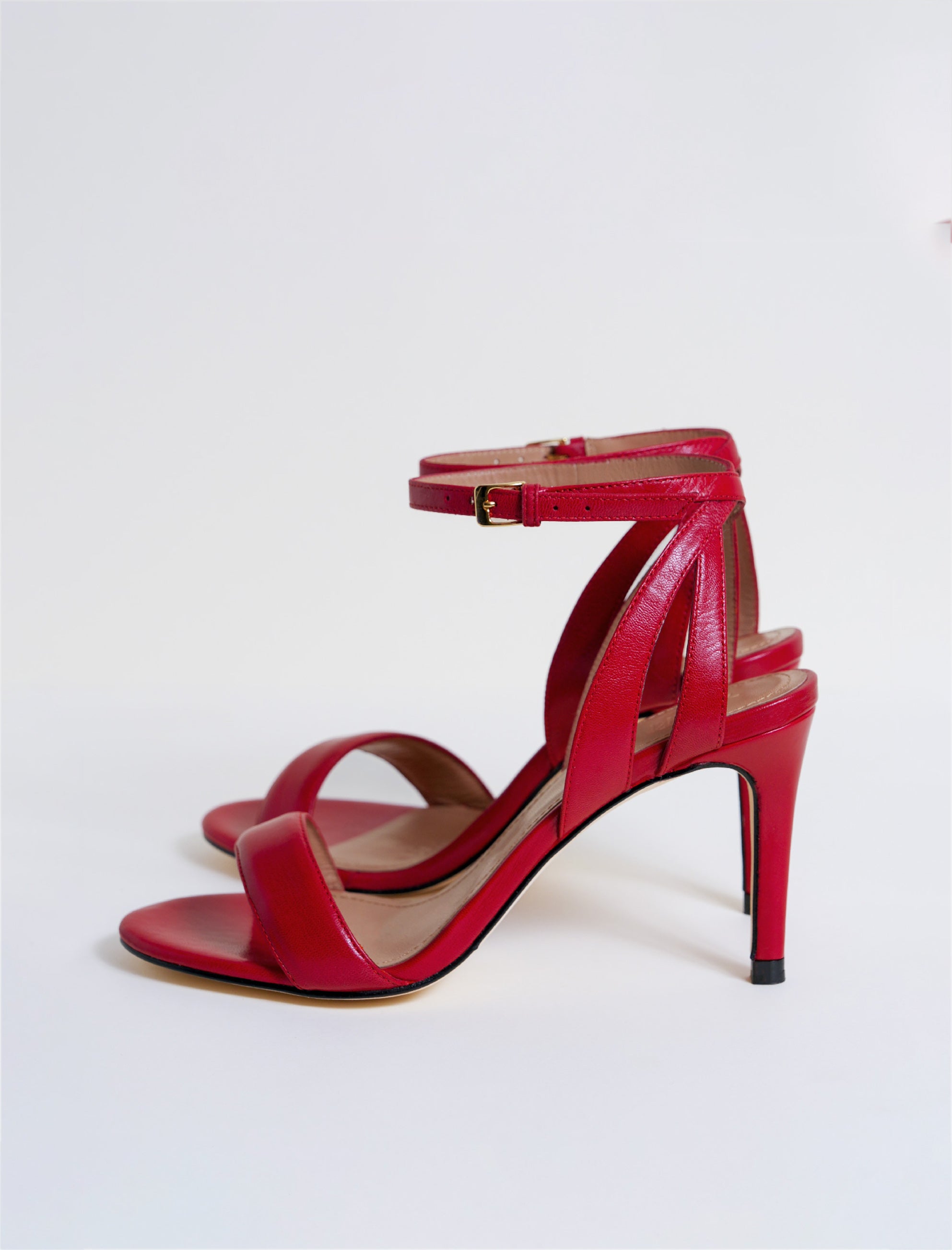 Lucia Sandal - Red by Alma Caso