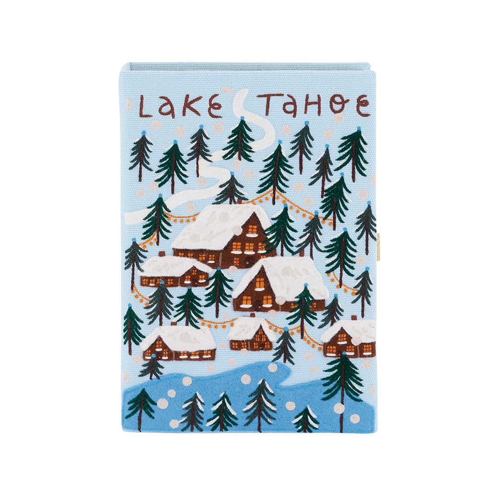Lake Tahoe Book Clutch by Olympia Le Tan