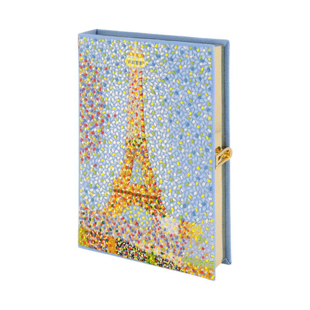 The Eiffel Tower Book Clutch by Olympia Le-Tan