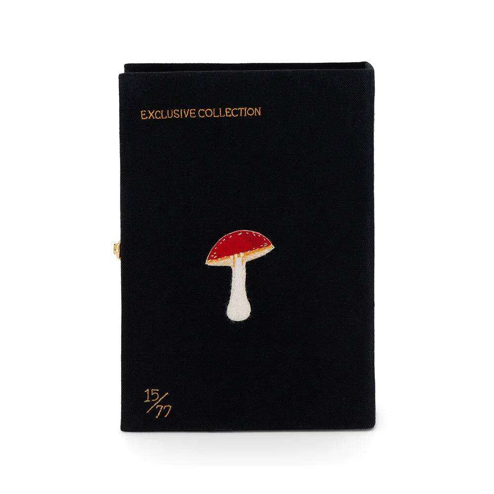 Mushrooms Under the Stars Book Clutch by Olympia Le-Tan