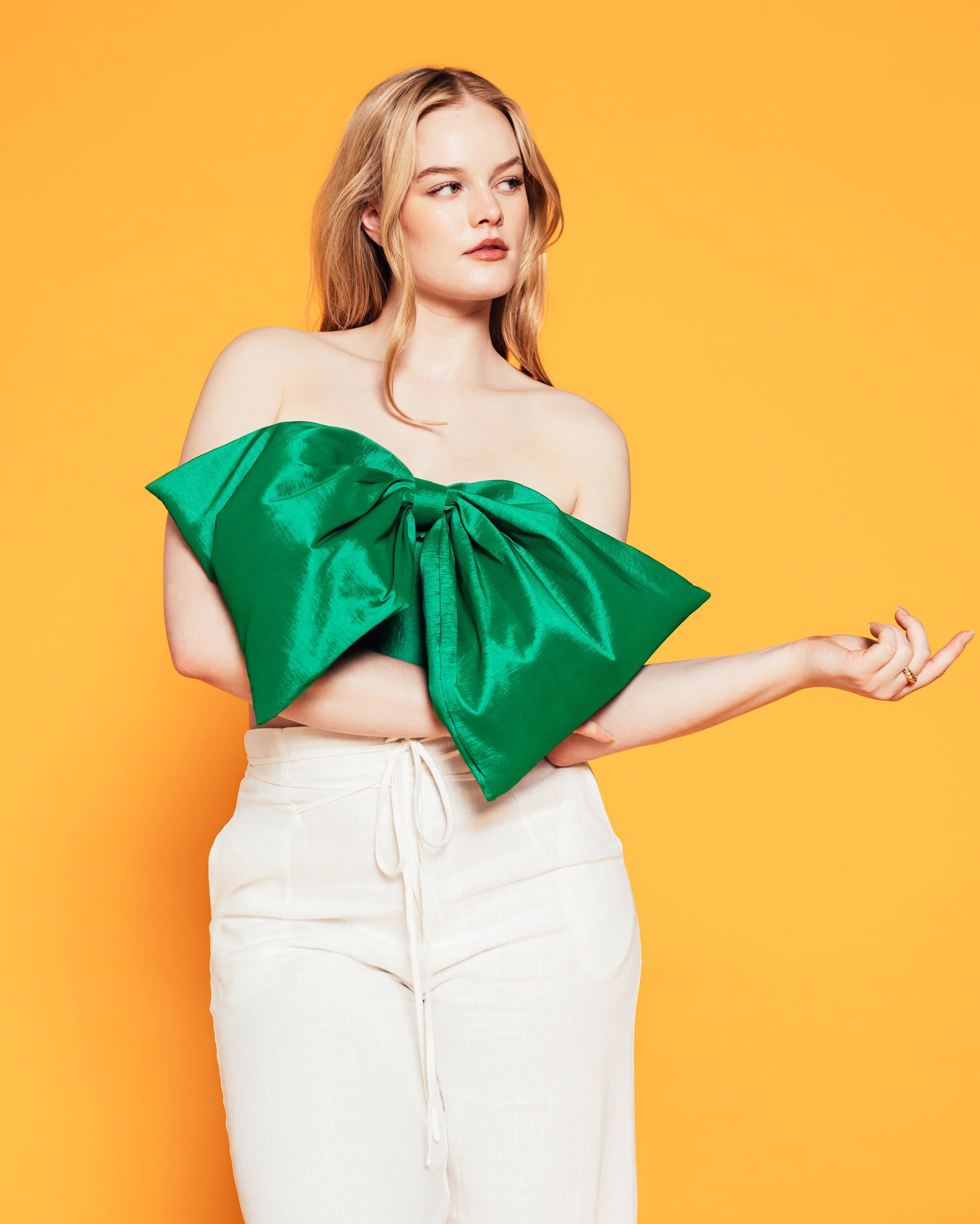 Bow Top Martini Green by Madeline Marie