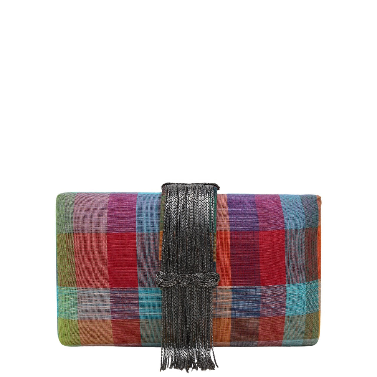 Madras Fringe Clutch by Simitri