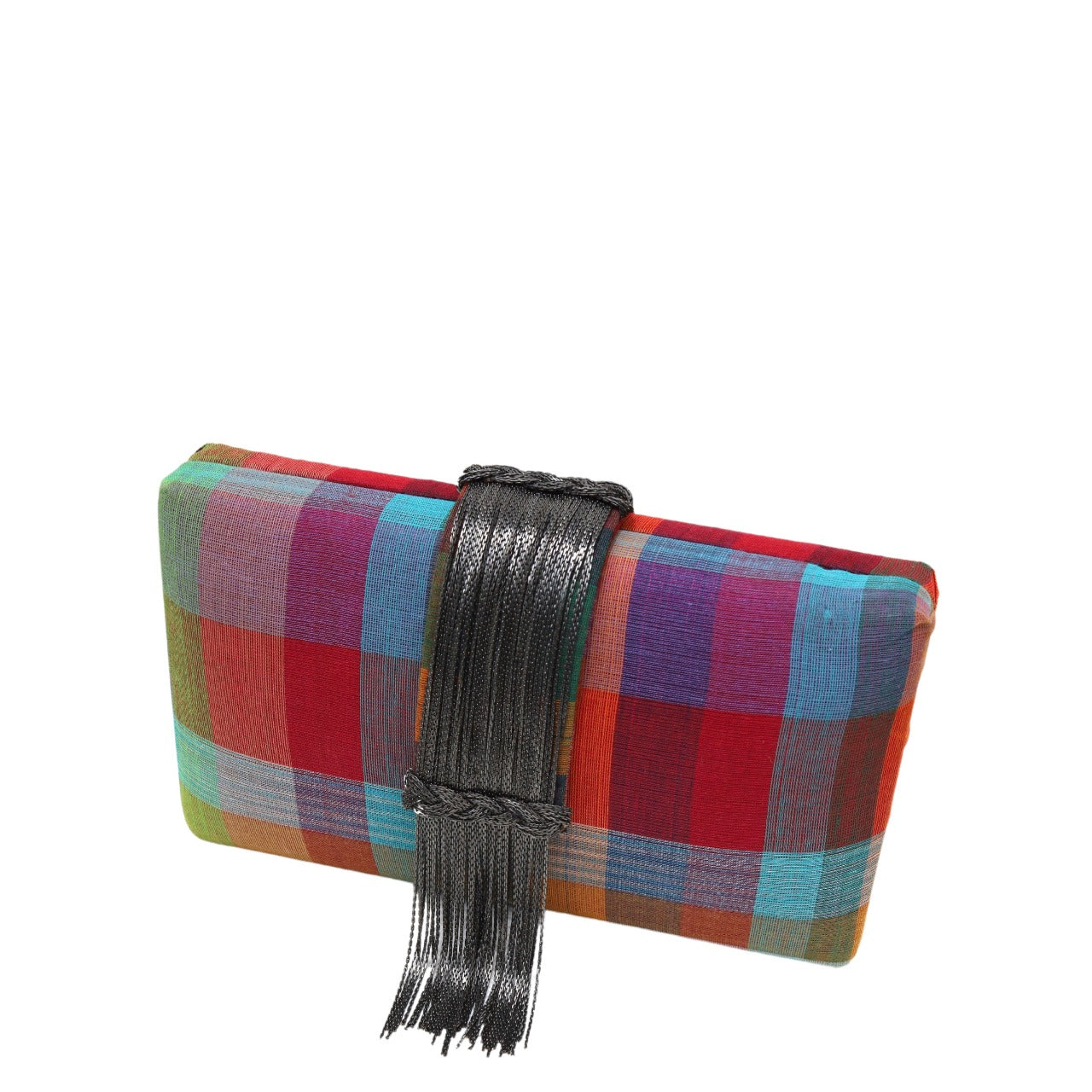 Madras Fringe Clutch by Simitri