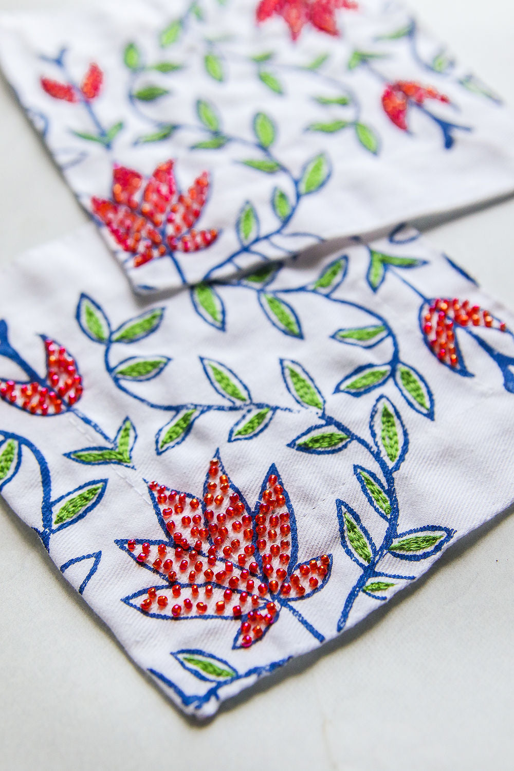 Cocktail Napkins (set of 4) - Lotus Set by Mended