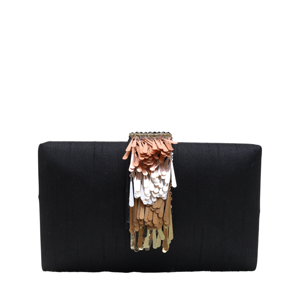 Metalhead Fringe Clutch by Simitri