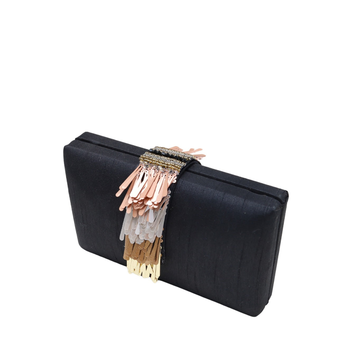 Metalhead Fringe Clutch by Simitri