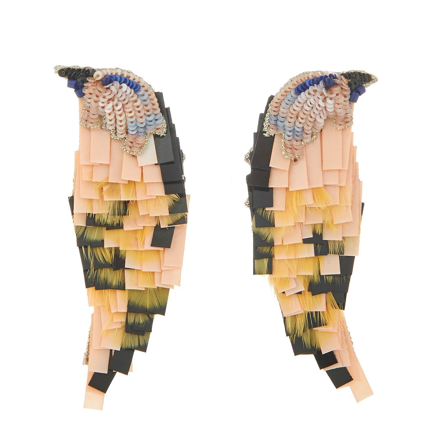 Bird Earrings Toffee by Mignonne Gavigan