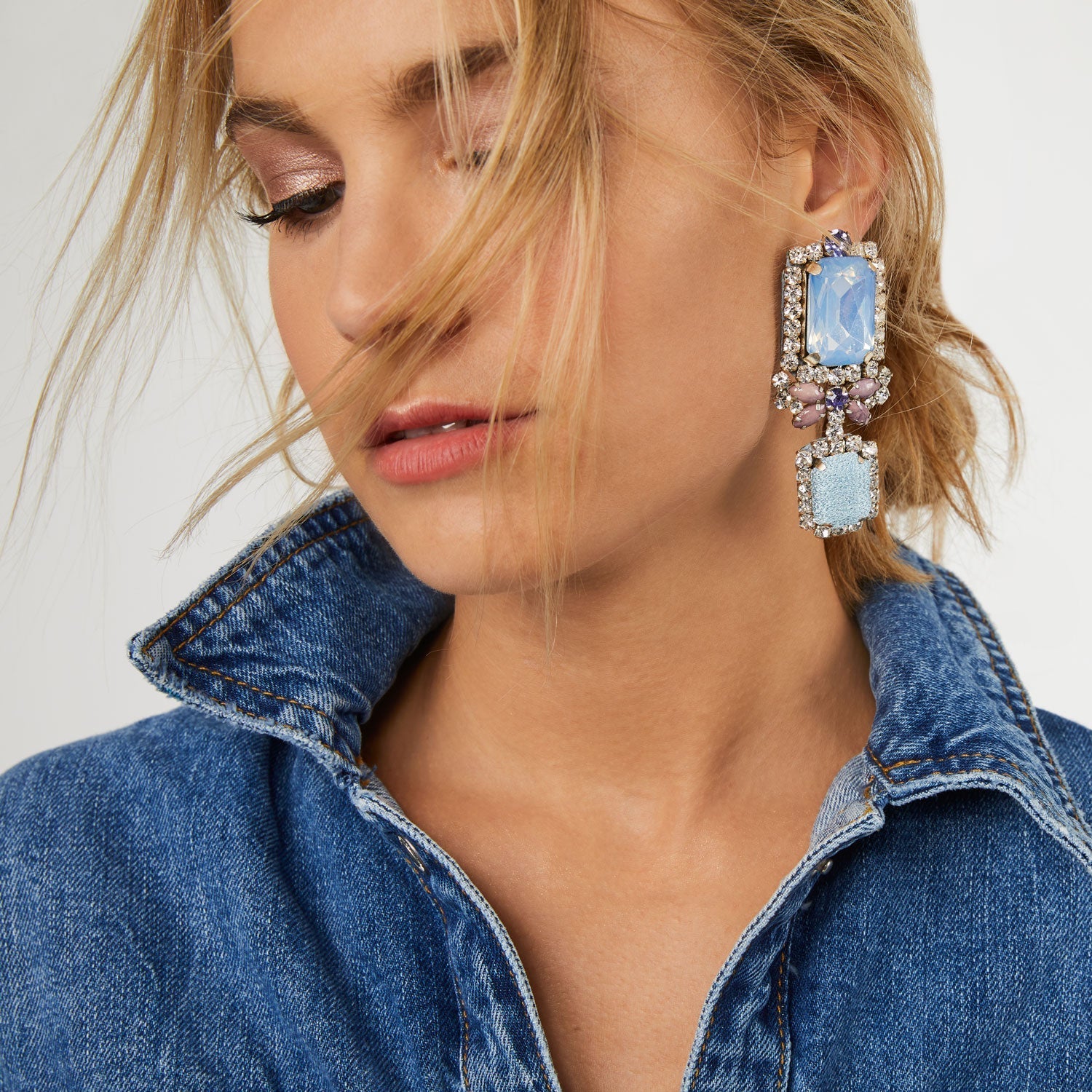 Isabella Earrings Opal by Mignonne Gavigan