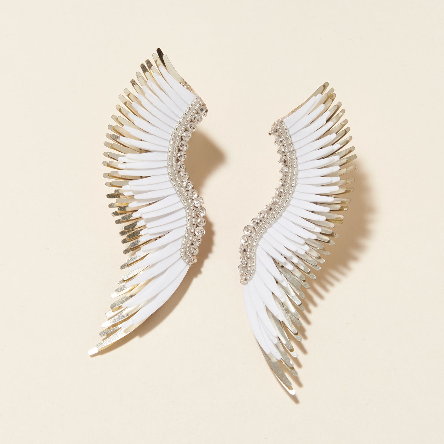 Madeline Earrings White Gold by Mignonne Gavigan