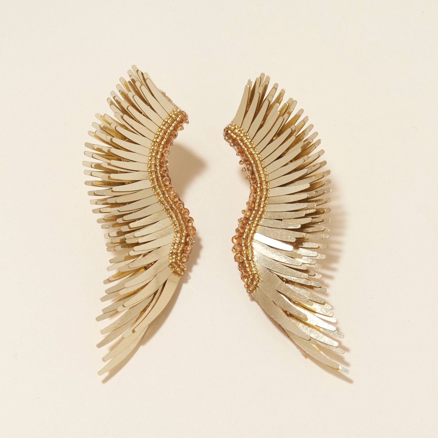 Metallic Madeline Earrings Gold by Mignonne Gavigan