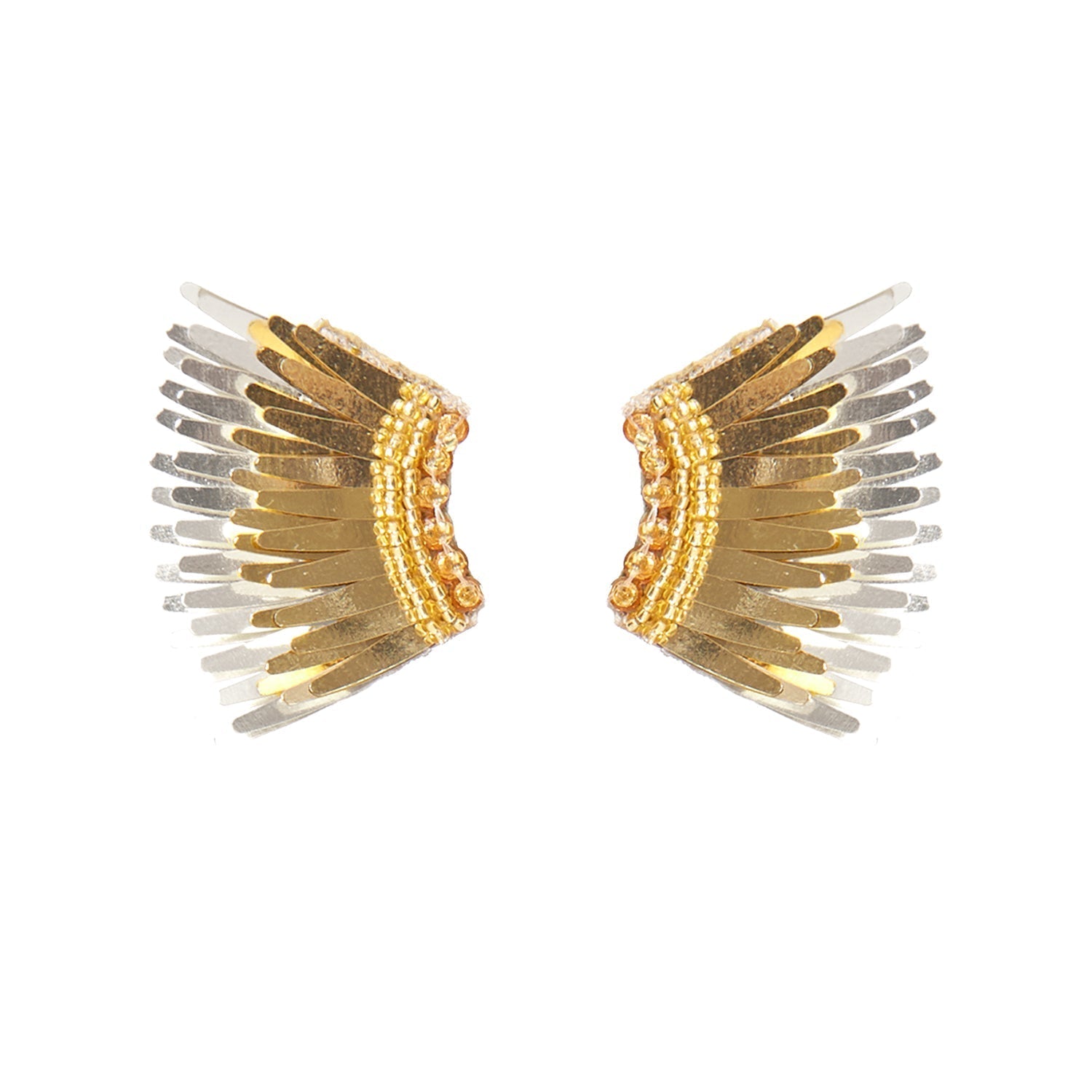 Mini Madeline Earrings Gold Silver by Mignonne Gavigan