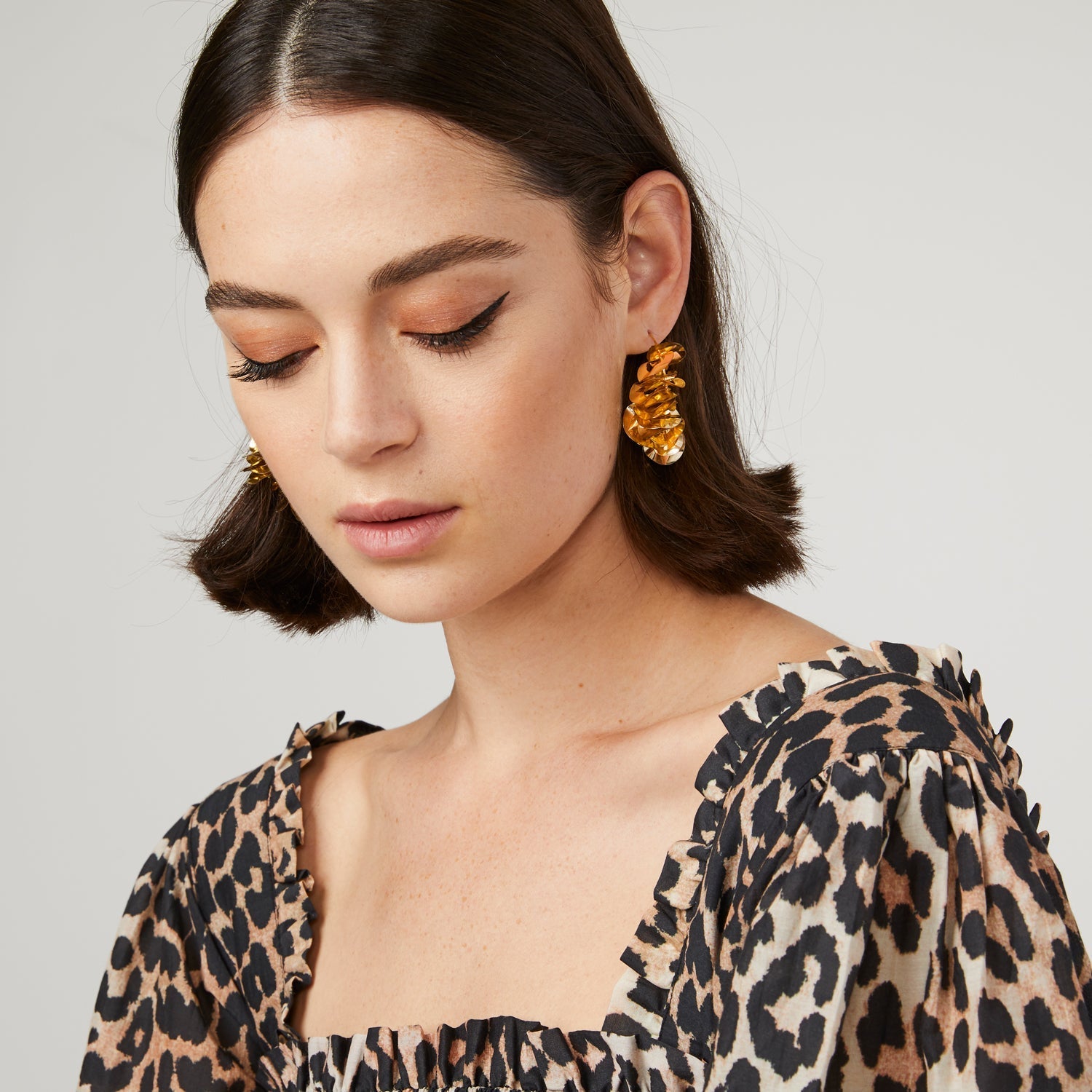 Mini Lolita Hoop Earrings Gold by Mignonne Gavigan