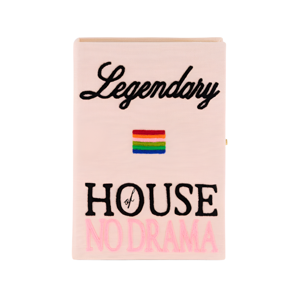 House of No Drama Book Clutch by Olympia Le-Tan