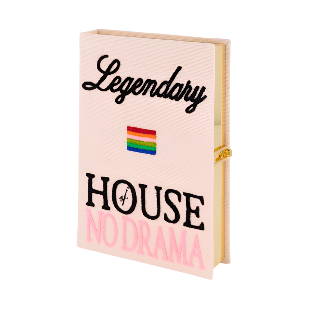 House of No Drama Book Clutch by Olympia Le-Tan