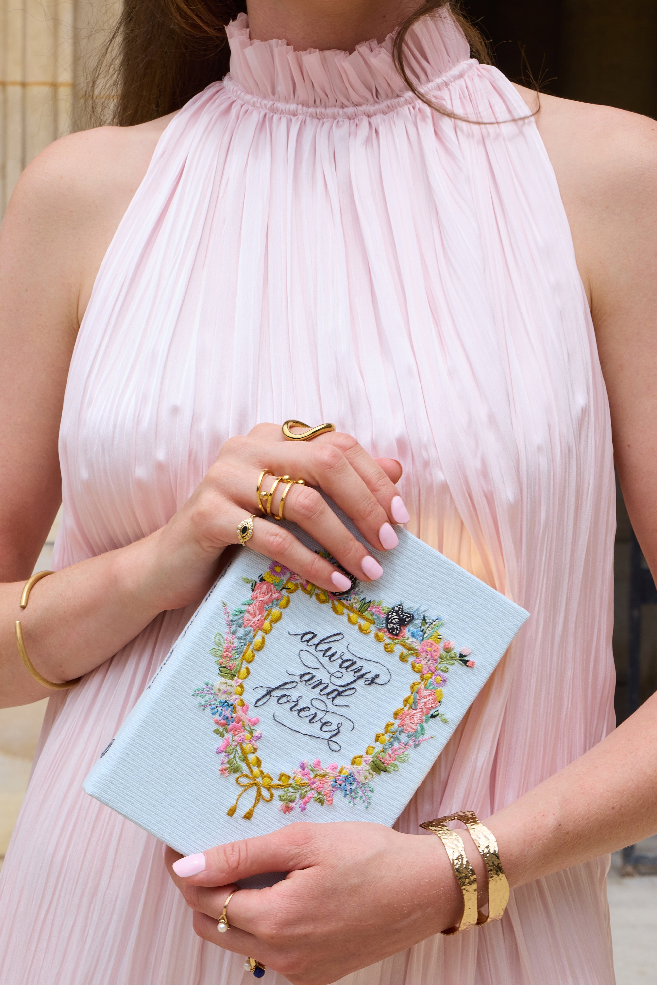 Always and Forever Strapped Book Clutch by Olympia Le Tan