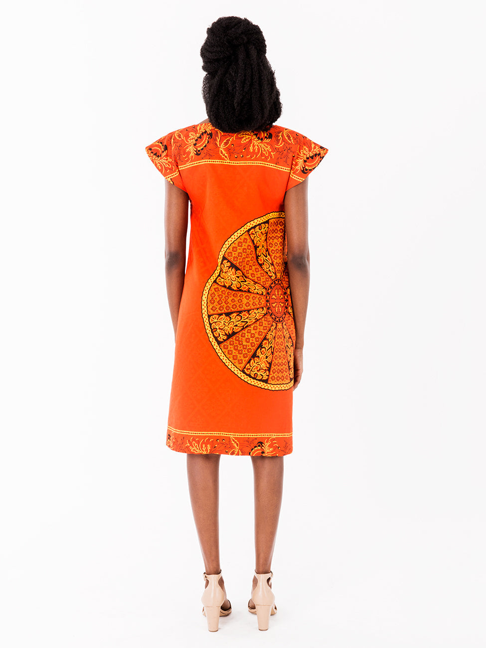 Tangerine Akili Shift Dress IV by NeoBantu