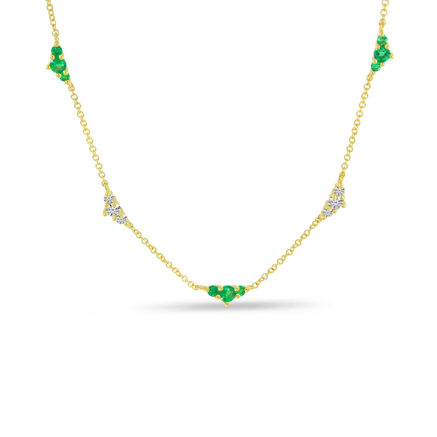 Emma Emerald Necklace by Snaffle Bit Bracelet Company