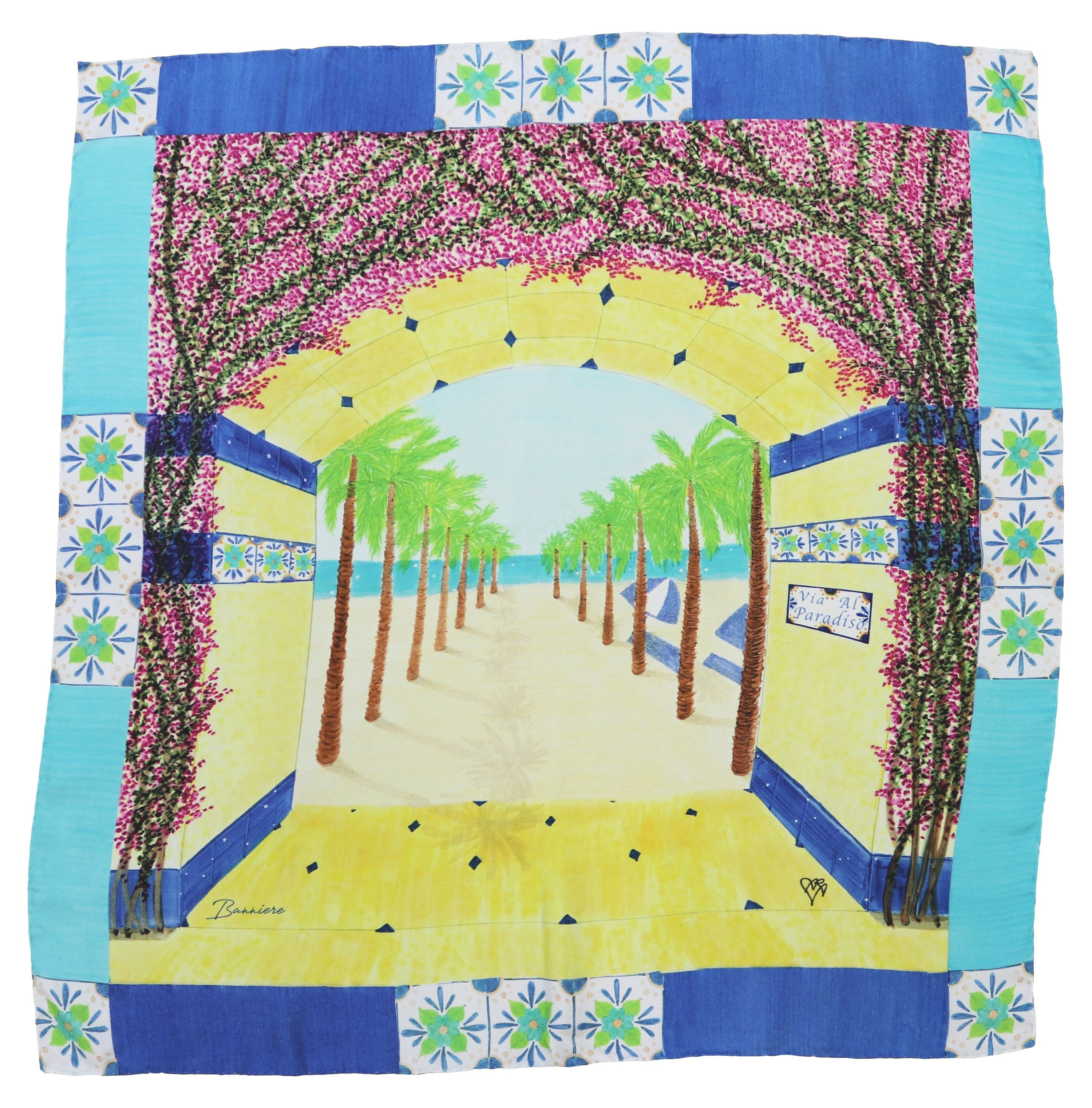 Palm Beach Scarf by Banniere