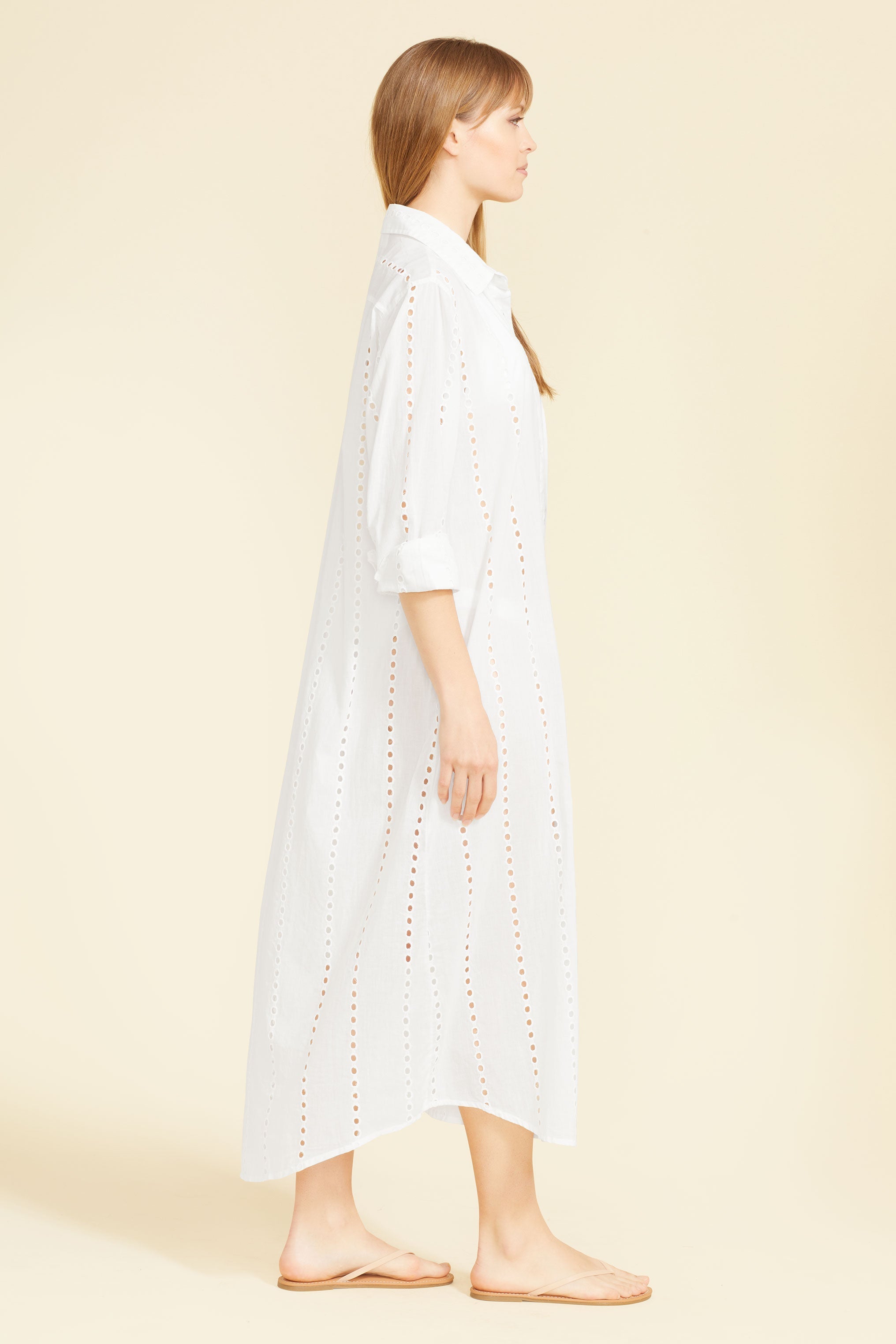 Positano Maxi Shirt Dress by Sitano