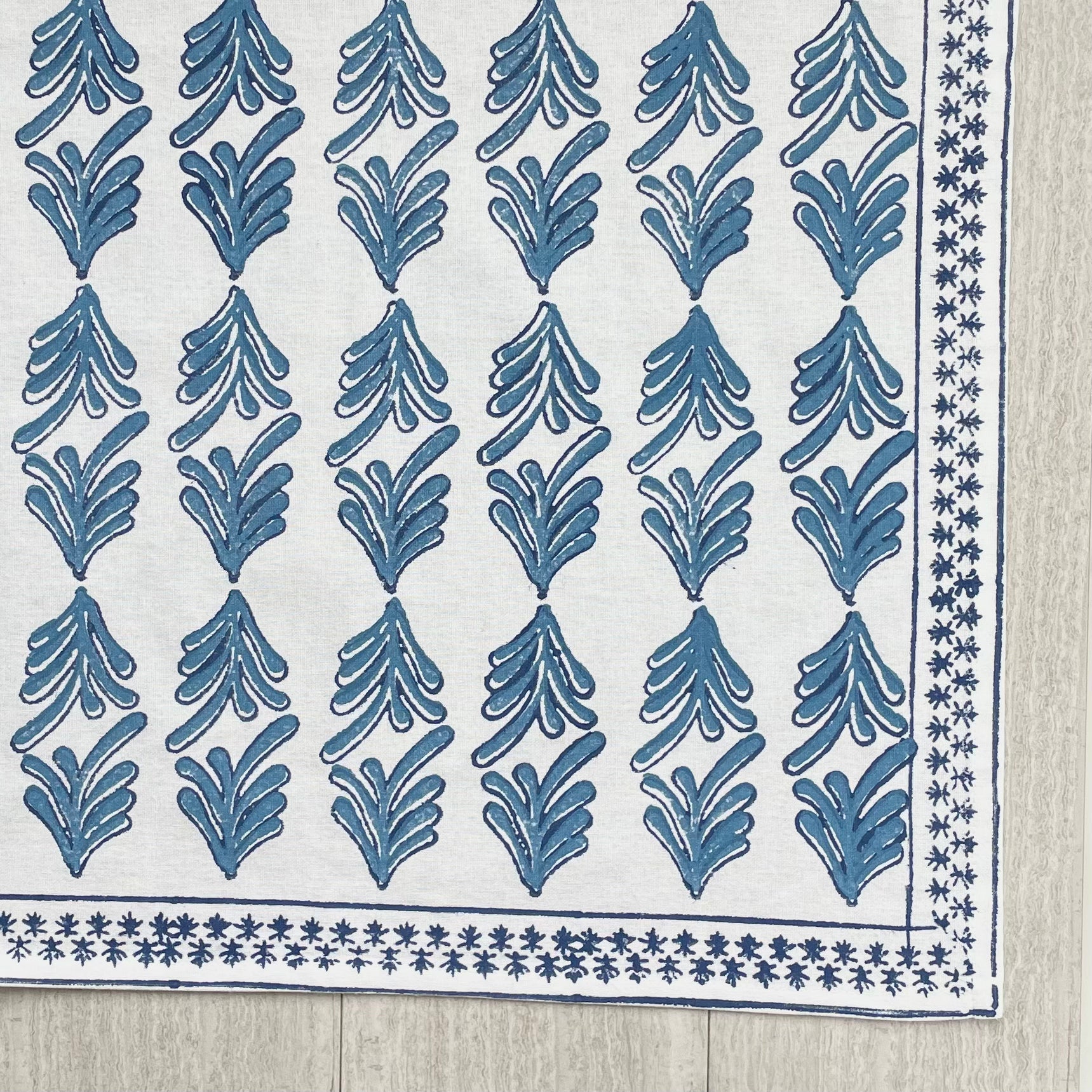 Table Throw - Palmetto, Uniform Blue & Navy by Mended