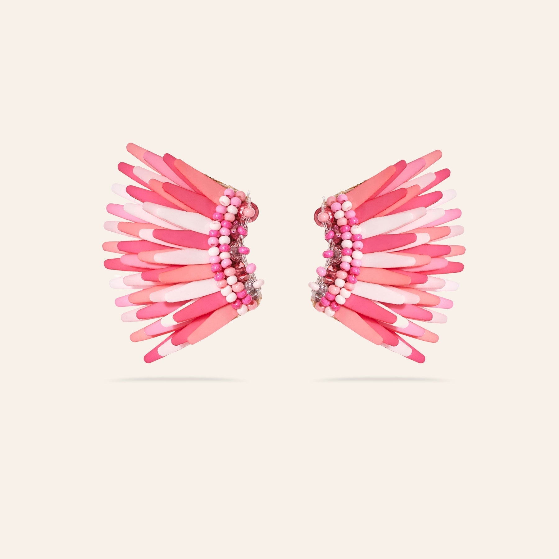 Micro Madeline Earrings Pink Multi by Mignonne Gavigan