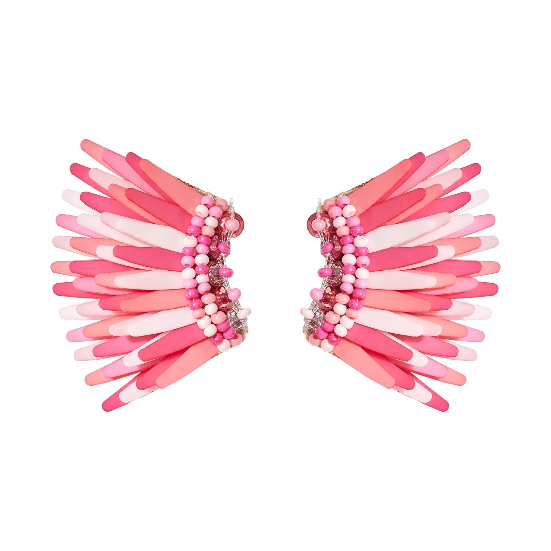 Micro Madeline Earrings Pink Multi by Mignonne Gavigan