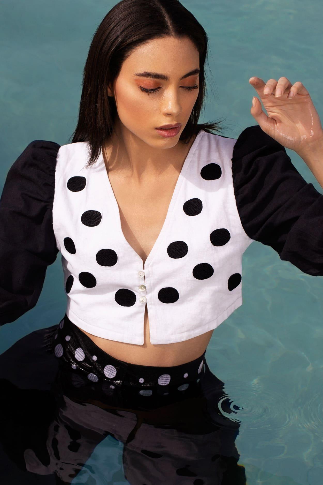 Polka Top by Hess